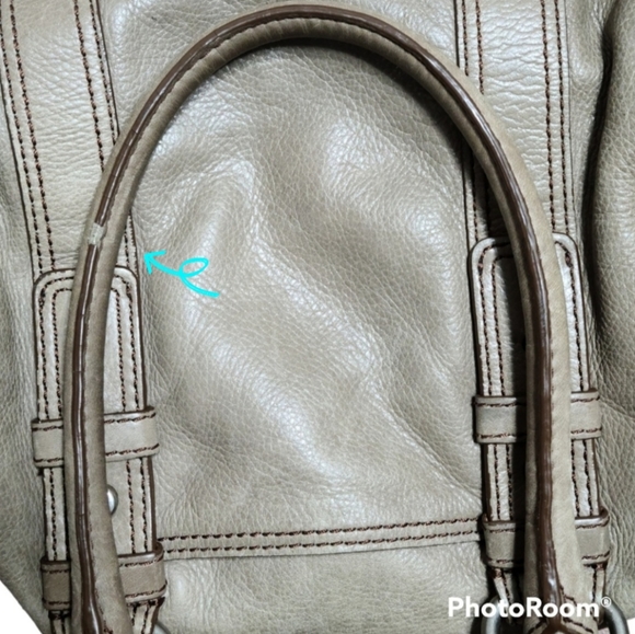 FOSSIL Maddox Leather Satchel Handbag Women's Multi Pockets Purse - Picture 16 of 16